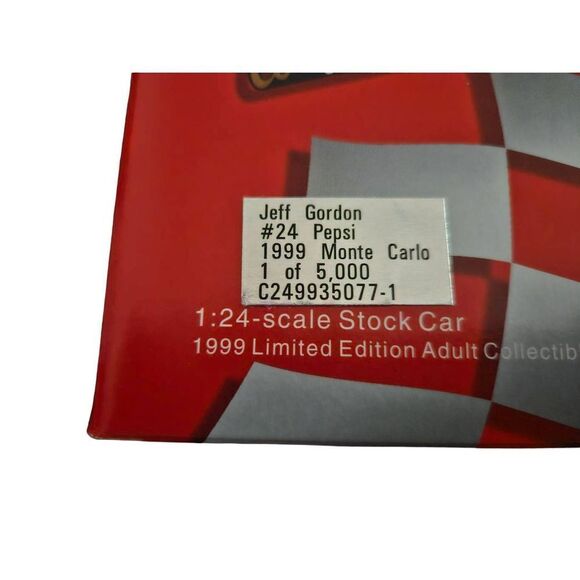 Action Jeff gordon #24 Pepsi 1999 Monte carlo 1 of 5,000 C249935077-1 diecast na - Picture 4 of 9